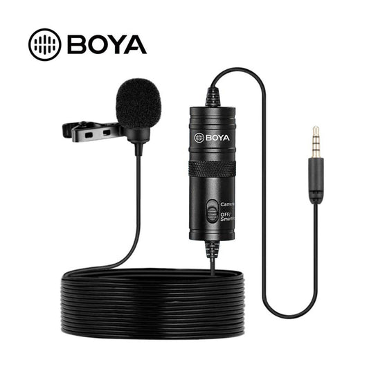 Micrófono Pechero de 6m Solapero Lavalier Boya BY-M1
