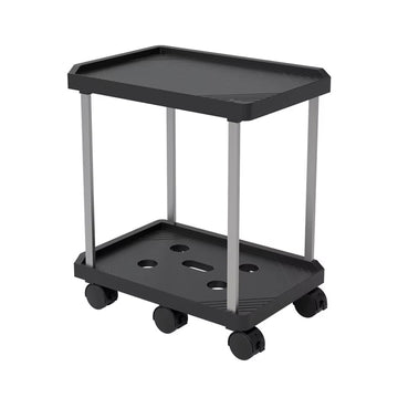 Soporte para CPU organizador rodante de 2 pisos multiusos ZJ-02