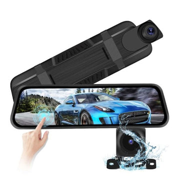 Cámara Espejo retrovisor L1027 WiFi para auto camioneta 1080p DVR táctil 9.6