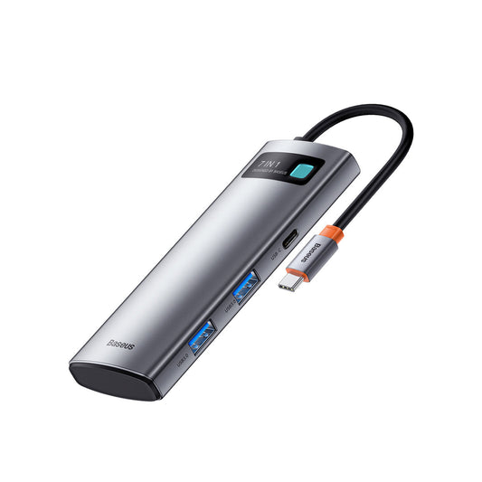 Adaptador Baseus HUB 7 EN 1 TIPO C USB3.0 HDMI 4k SD/TF WKWG020113