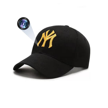 Cámara espía oculta Gorra New York negro 32GB 1080P 693W - D