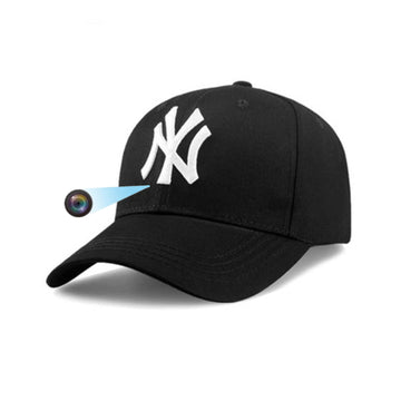 Cámara espía oculta Gorra New York negro 32GB 1080P 693W - B