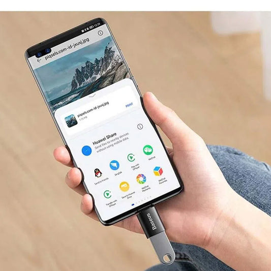 Adaptador USB Tipo-A para USB Tipo-C Baseus ZJJQ000001