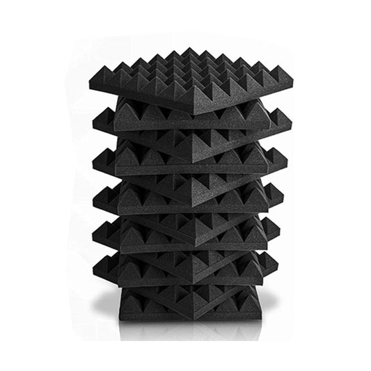 Panel Acústico 3D Espuma Acústica Profesional MS01 - Negro