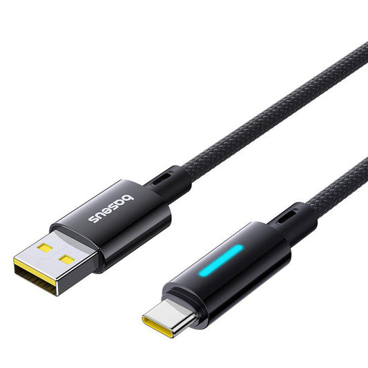 Cable de carga rápida Inteligente 2m Baseus USB-A a Tipo-C 100W P10379002121-01