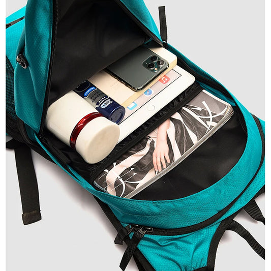 Mochila ciclismo BP49 impermeable deportiva NEWTHEWAY turquesa