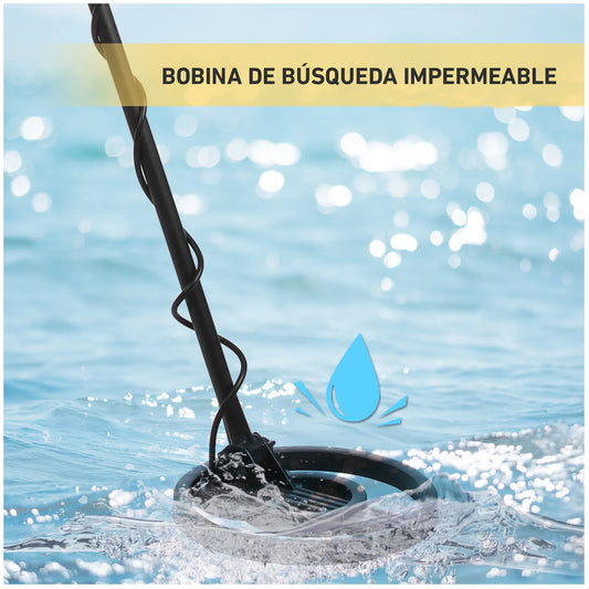 Detector de Metales MD5090 subterráneo portátil con pantalla