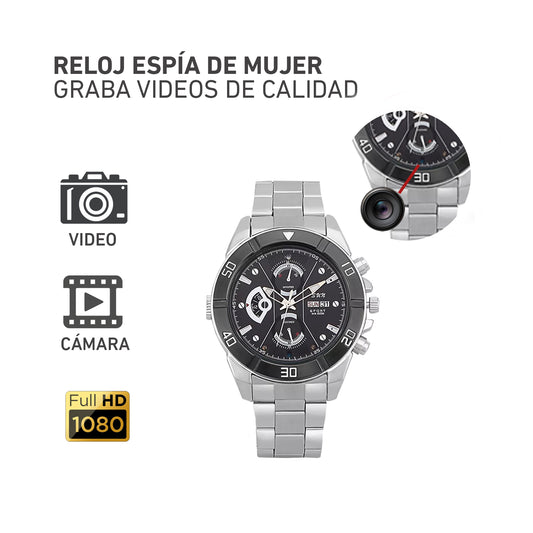 Cámara reloj espía 32gb pulsera FullHD KC10 Video Foto Audio