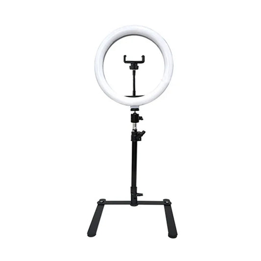Aro de luz trípode de escritorio soporte de celular anillo de luz LED MM-F10