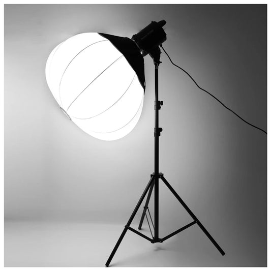 Lámpara esférica luz LED con trípode para estudio fotográfico RL09