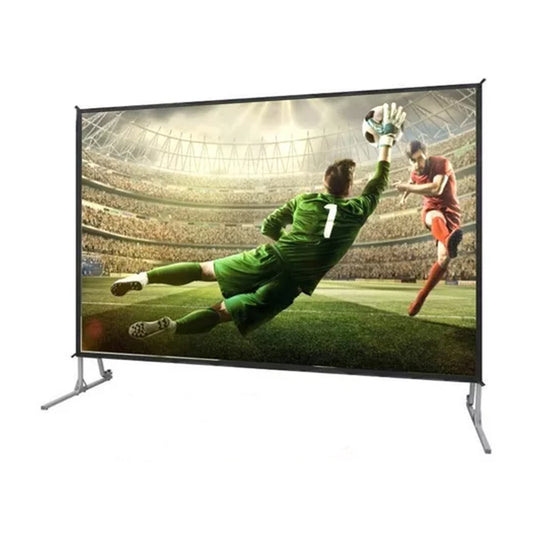 Pantalla ecran fast fold 180 pulgadas proyección frontal o posterior 3.66x2.74m