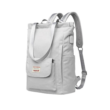 Mochila BP32 impermeable para ordenador portátil oxford USB Plataedo blanco