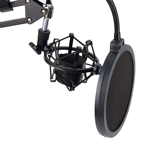 Soporte brazo sujetador flexible anti pop para micrófono CP02