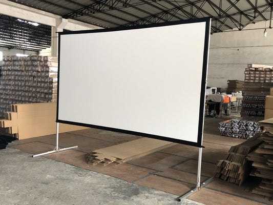 Pantalla Ecran Fast Fold FFOS-B 150 pulgadas proyección frontal 3.05x2.29m