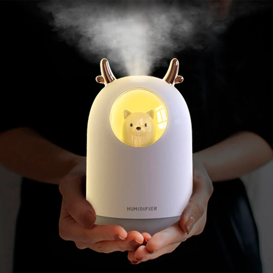 Humidificador HM15 aroma difusor de esencias purificador aire LED