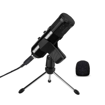 Micrófono condensador USB con trípode para estudio grabación BM800B