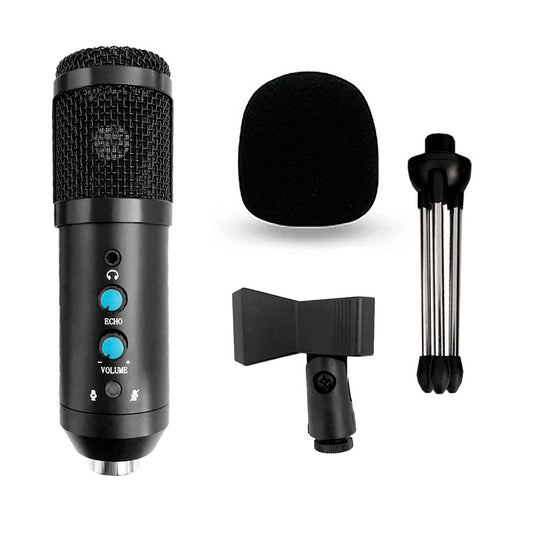 Micrófono condensador USB con trípode para estudio grabación BM800B