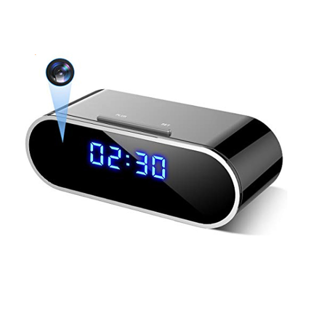 Cámara espía reloj despertador IP Wifi 1080P con visión nocturna y  grabación en tarjeta SD