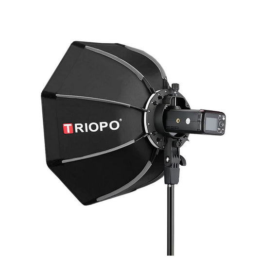 Softbox Triopo 65cm plegable Octogonal para fotografía KX65