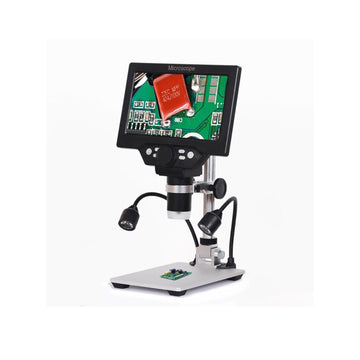 Microscopio digital 1200X pantalla 7" LCD + Luz LED G1200