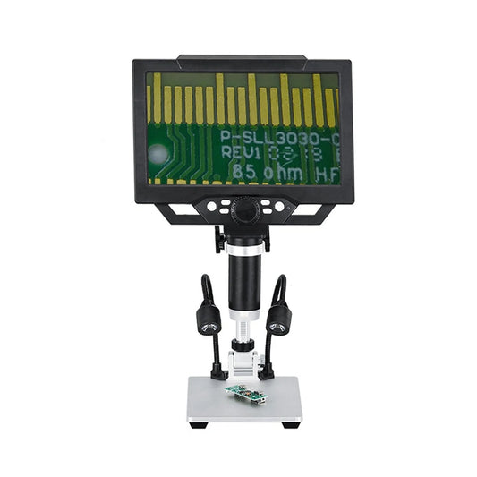 Microscopio digital 1600X pantalla 9" LCD + Luz LED G1600