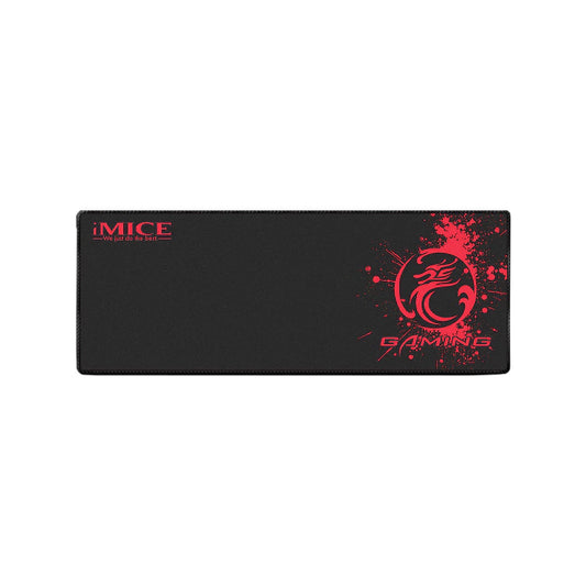 Mouse pad antideslizante, alfombrilla de ratón larga, 80x30cm PD-03 - rojo