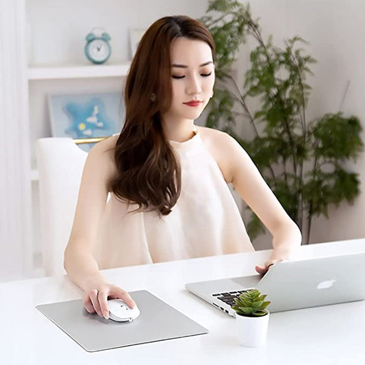 Mouse pad de aluminio impermeable y de doble cara Vaydeer SD1021