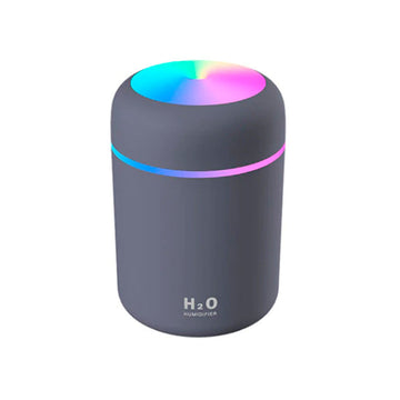 Humidificador HM16 portátil de 300ml. purificador de aire con luz romántica