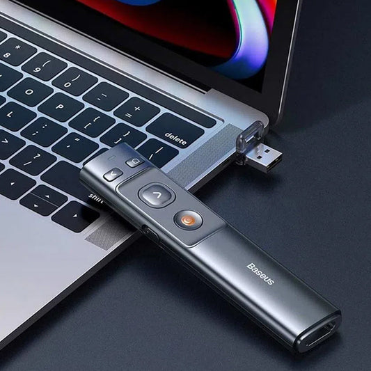 Puntero láser Baseus Verde Presentador de diapositivas WKCD010013