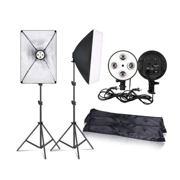 Kit Parante Socket Fotografico Softbox para Video RL06