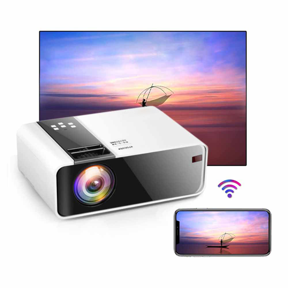 Proyector TD90 LED multimedia HD wifi 5500 lúmenes HDMI VGA USB