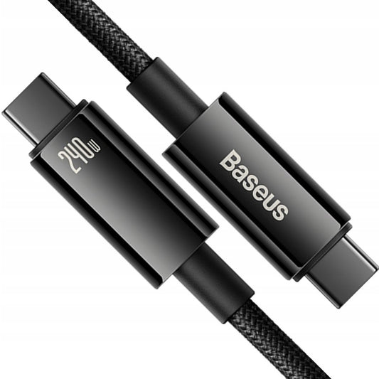 Cable de carga rápida 2m Baseus Tipo-C a Tipo-C 240W CAWJ040101