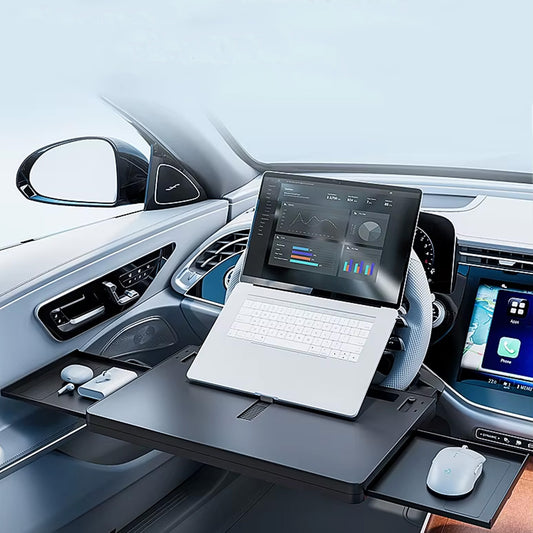Mesa soporte portátil para volante de carro para laptop y accesorios A15
