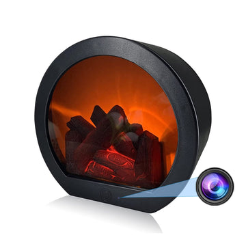 Lámpara cámara oculta efecto chimenea llama decorativa luz LED 107W