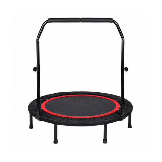 Trampolín saltarín 120cm plegable entrenamiento fitness con parante EB048
