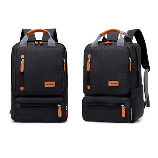 Mochila Vintage Laptop Notebook Casual Impermeable BP25 - Negro