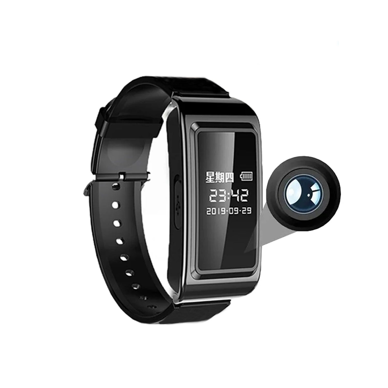 Cámara reloj Pulsera Banda espía 1080P D6V video foto audio