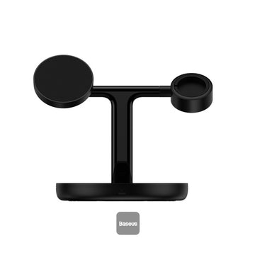 Cargador inalámbrico 3 en 1 Baseus 20W carga magnética celular reloj airpods Baseus WXTE000101