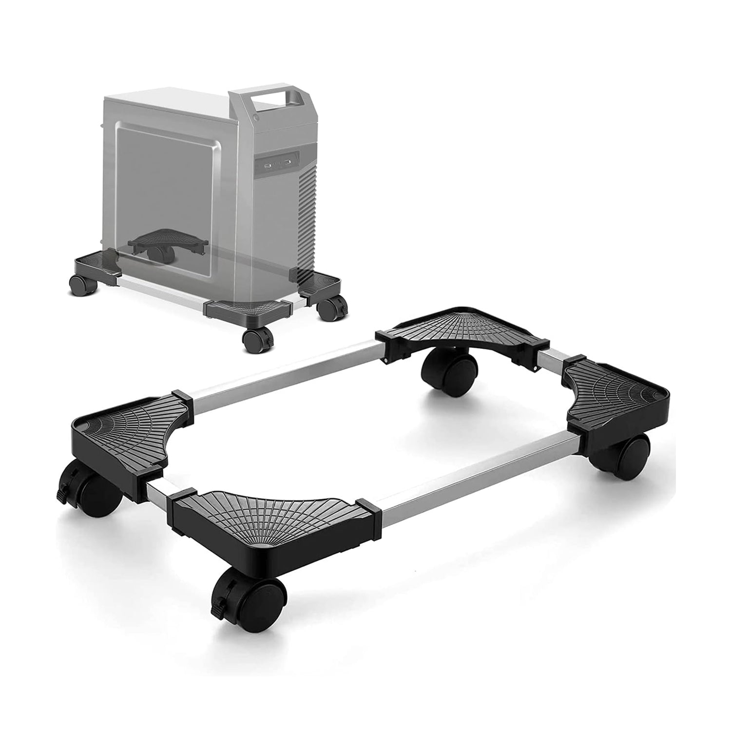 Soporte para CPU con ruedas giratorias tamaño ajustable ZJ-01
