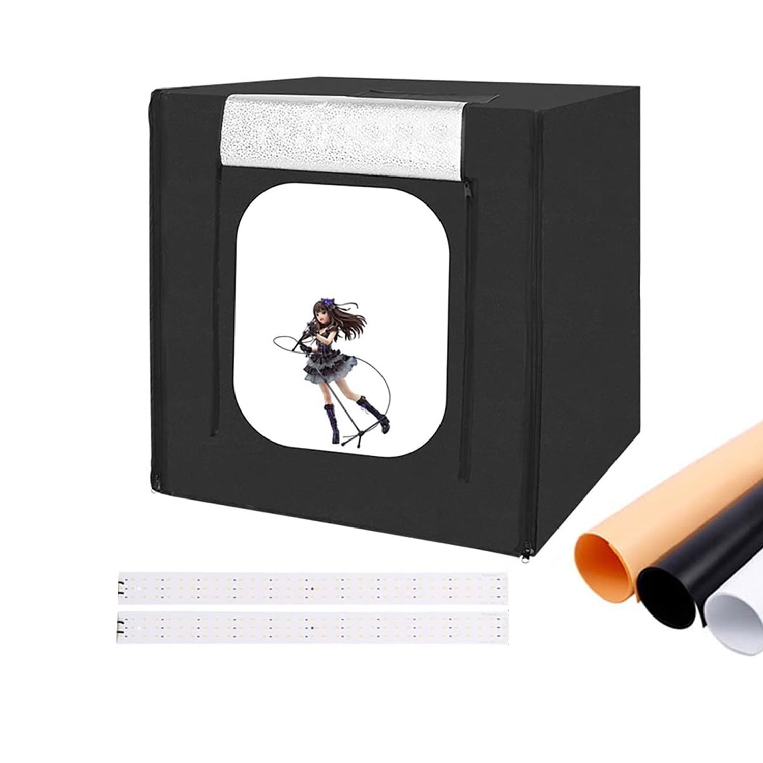 Caja de luz PS05 55cm Foto estudio con Luz LED Fotografía.