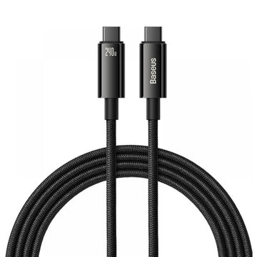 Cable de carga rápida 2m Baseus Tipo-C a Tipo-C 240W CAWJ040101