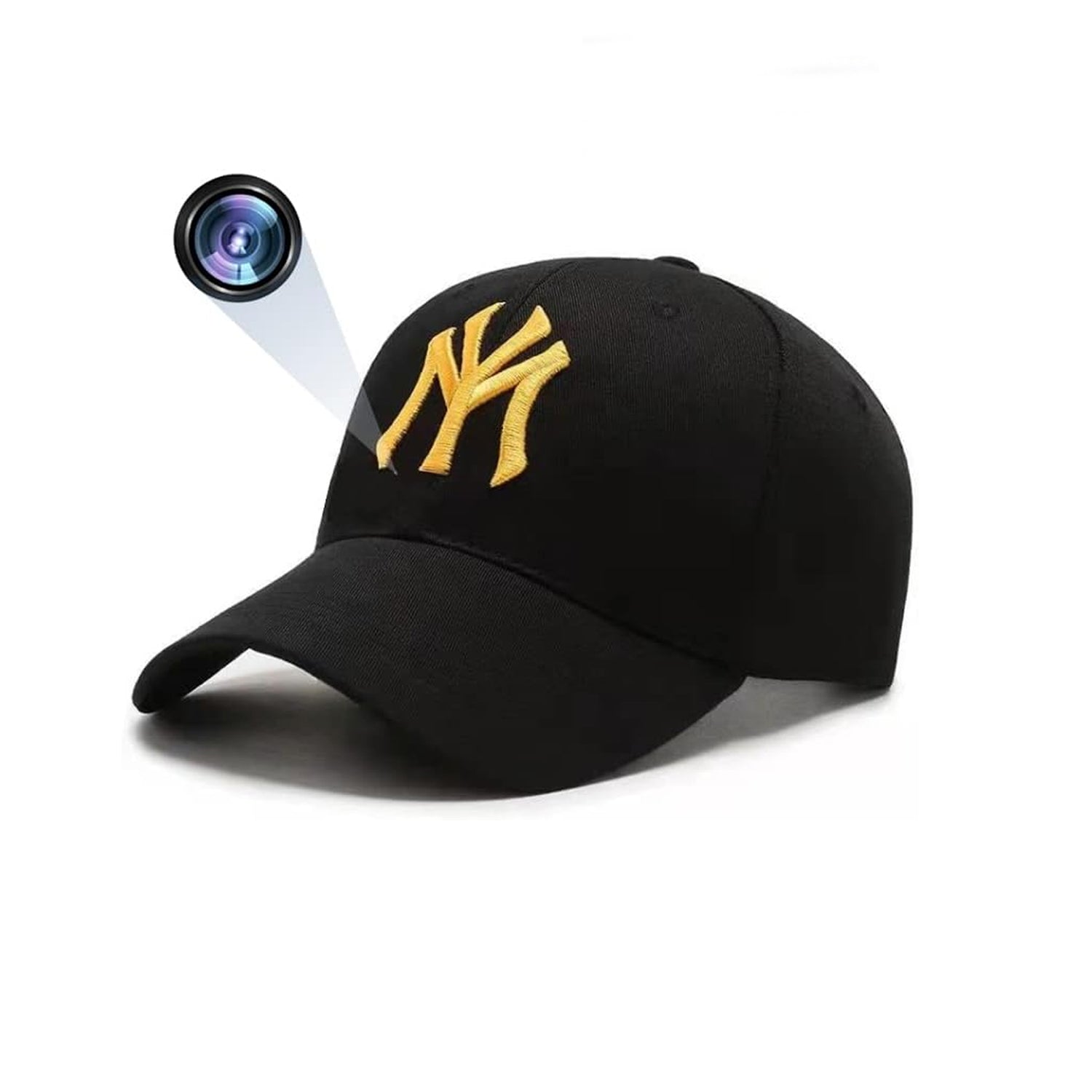 Cámara espía oculta Gorra New York negro 32GB 1080P 693W - D
