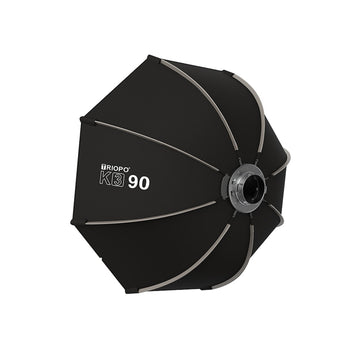 Softbox Triopo 90 cm difusor de luz octagonal montura Bowens para fotografía K3-90