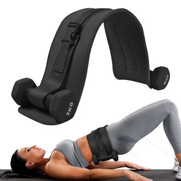 Cinturón de Empuje de Cadera para deporte entrenador de glúteos BSP01 Negro