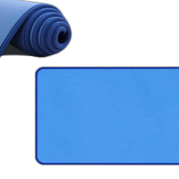 Colchoneta Yoga Mat NBR 10mm + Sujetador + Bolso YM002 azul