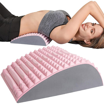 Almohadilla de estiramiento lumbar corrector de postura Yoga BSP02 Rosa