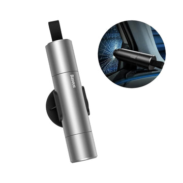 Martillo Rompe vidrios y Cinturón de seguridad Baseus para Auto Camioneta CRSFH-0G