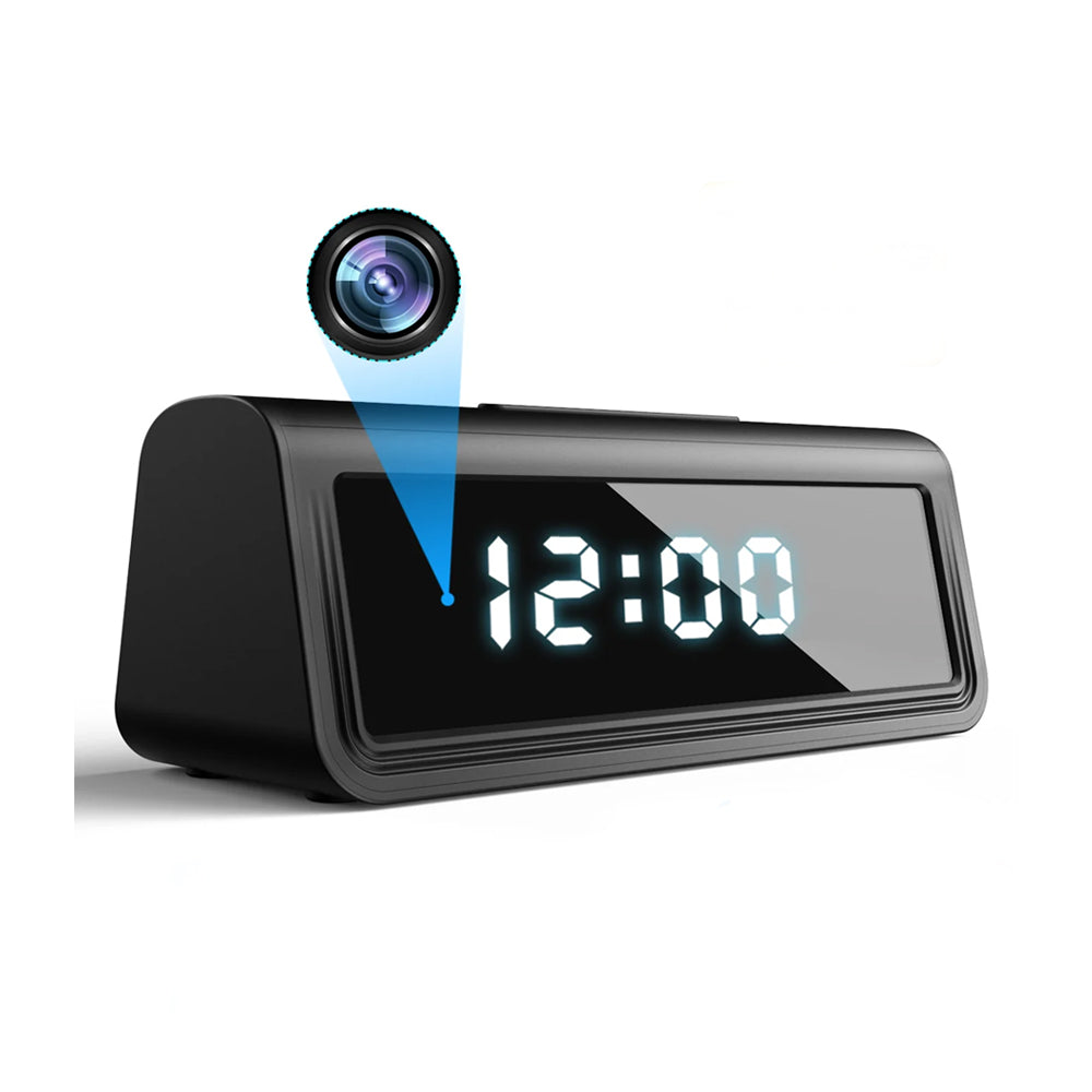 Cámara reloj digital wifi visión nocturna 4K detector movimiento IP30BW