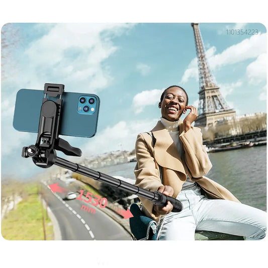 Palo Selfie Trípode Bluetooth L16 extendible celular control remoto
