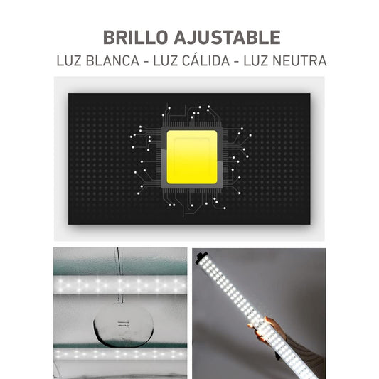 Caja de luz PS05 55cm Foto estudio con Luz LED Fotografía.